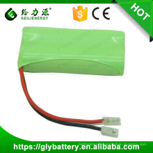 Paquet de batterie rechargeable de 2.4V 600mAh NI-MH AAA fait en Chine